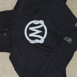 Mambacita MMSF reverse weave cropped hoodie - M. Worn once.